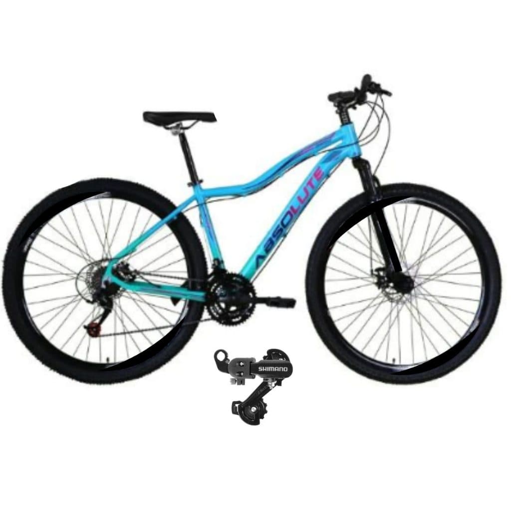 Bicicleta 29 Absolute Hera 24V Freio à Disco Mecânico Suspensão Mtb Câmbio Traseiro Shimano
