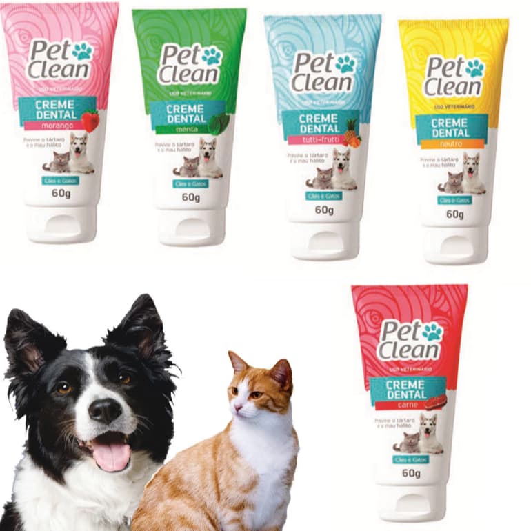 Creme Dental para Cães e Gatos 60g Pet Clean