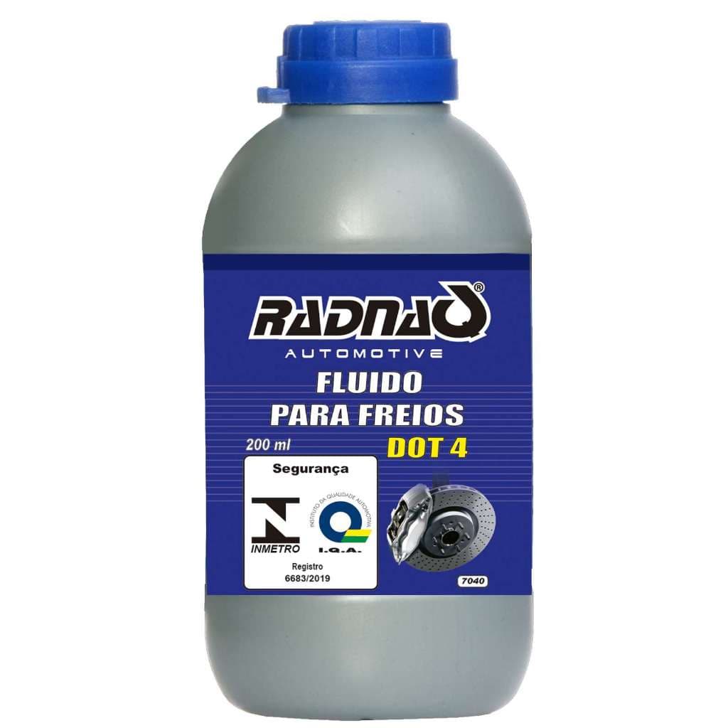 FLUIDO FREIO RADNAQ DOT4 200ML
