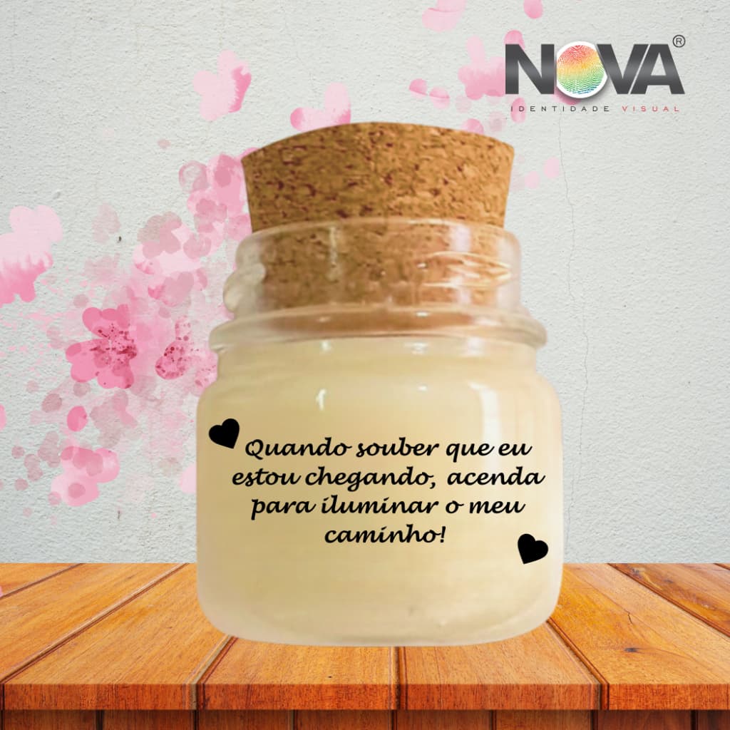 Kit Adesivos Personalizados Para Vela 40ml Lembrancinha Chá de Bebê, Nascimento, Batizado