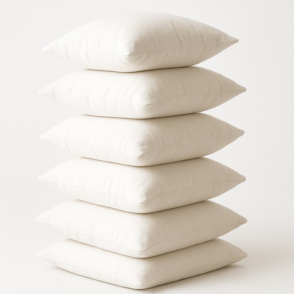 Kit Almofada Refil Enchimento 45x45cm Espuma Fibra Textil - Até 10uni