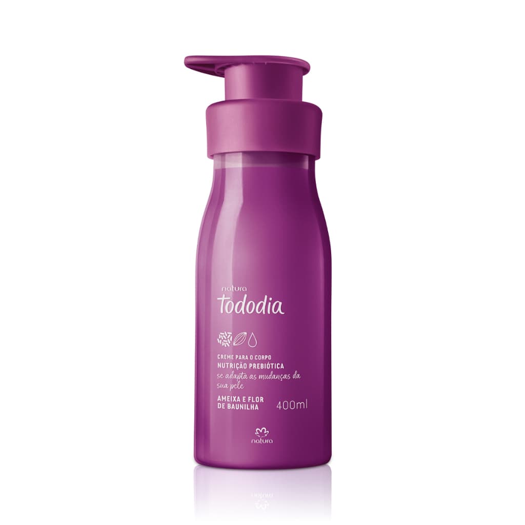 NATURA Creme Desodorante Hidratante Nutritivo para o Corpo Tododia Ameixa e Flor de Baunilha 400 ml- PRODUTO ORIGINAL