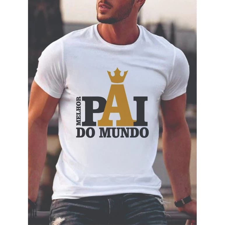 Camisa Dias Dos Pais Melhor Pai Do Mundo Pai Filho
