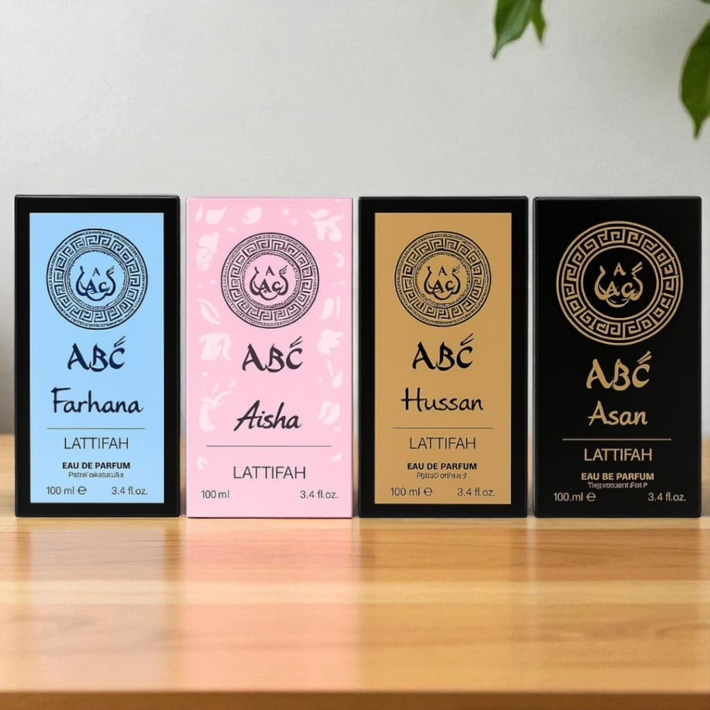 Kit com 04 perfumes masculino e feminino fragrância árabe de 100ml cada