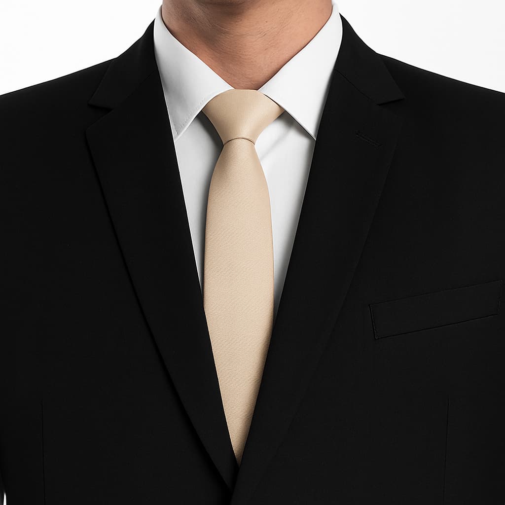 KIT COM 10 GRAVATAS BEGE OXFORD SLIM, CASAMENTOS, PADRINHOS, EVENTOS E CONGRESSO