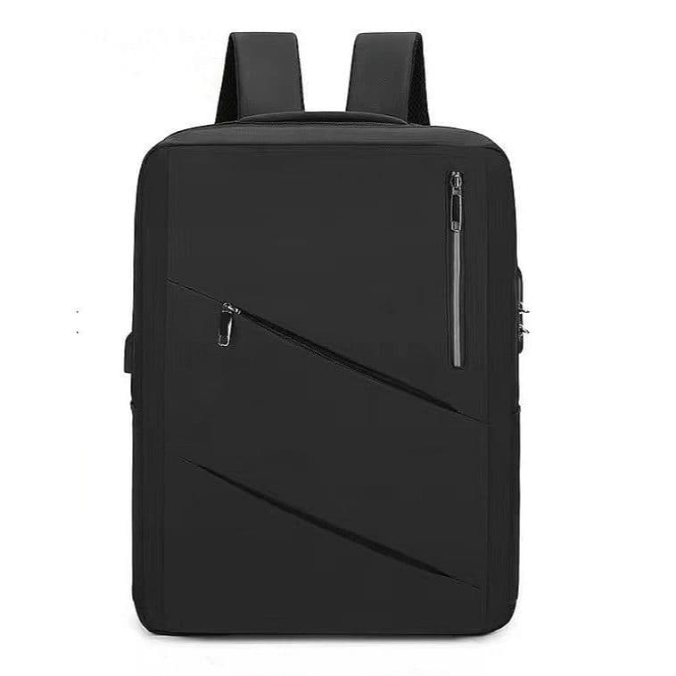 Mochila Grande Impermeável para Notebook com USB e Fechadura de Combinação | Antifurto e Moderna