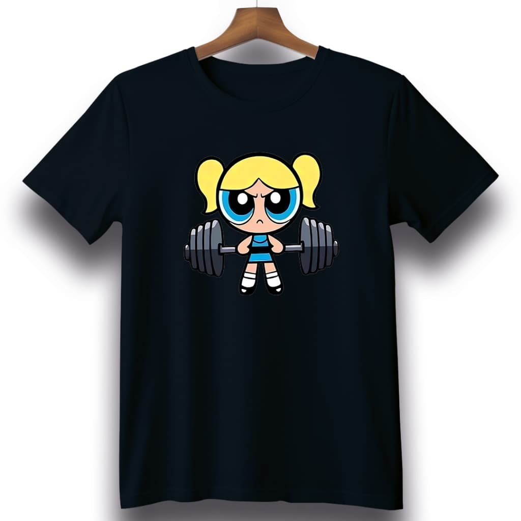 Camisa Blusa Feminina Camiseta Academia Barra Fitness Super Poderosa Lançamento Oferta