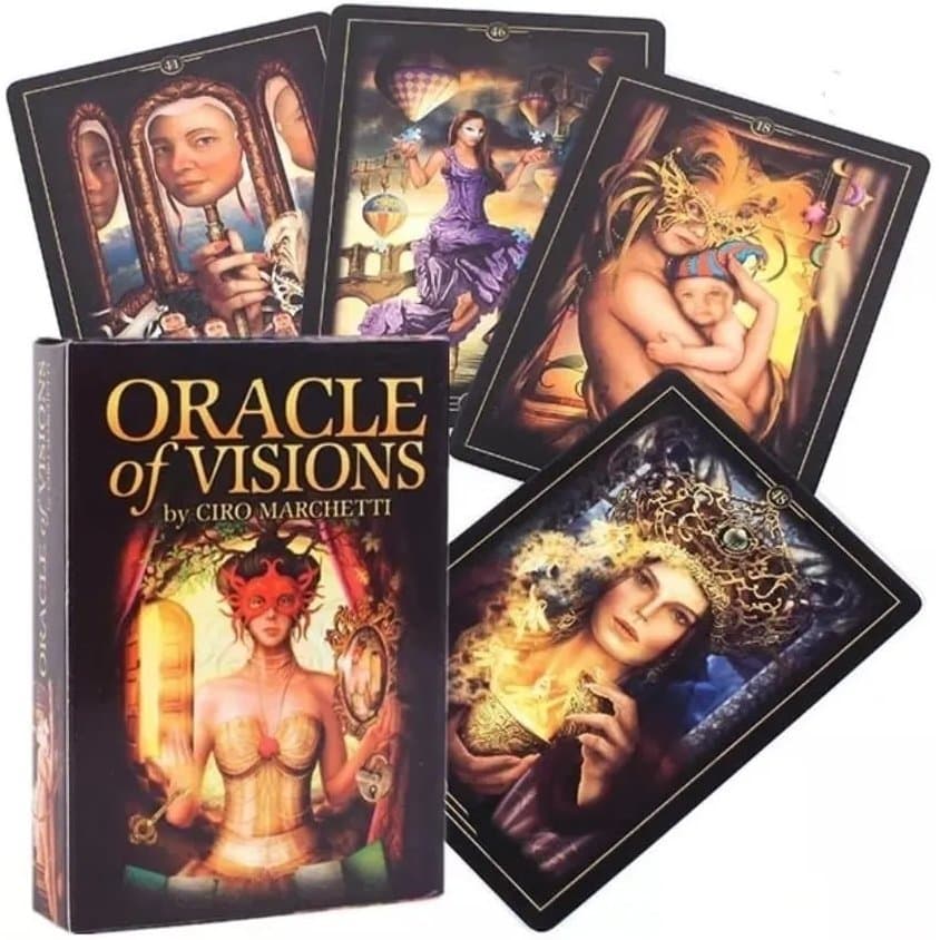 Oráculo das Visões - intuição, a imaginação e a exploração do inconsciente.
