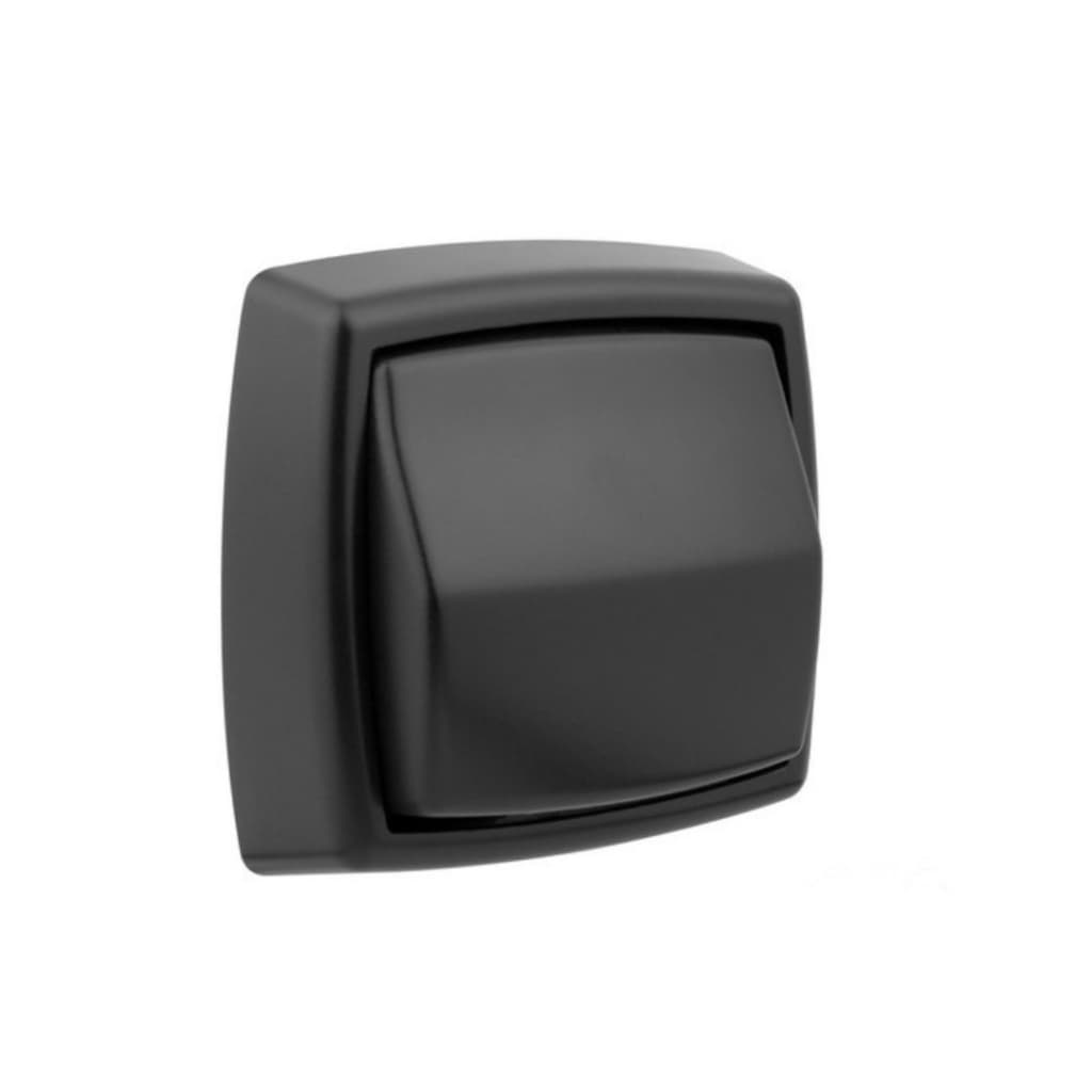 Acabamento Para Válvula De Descarga Hydra Max Deca Docol Com Acabamento Em ABS - Preto