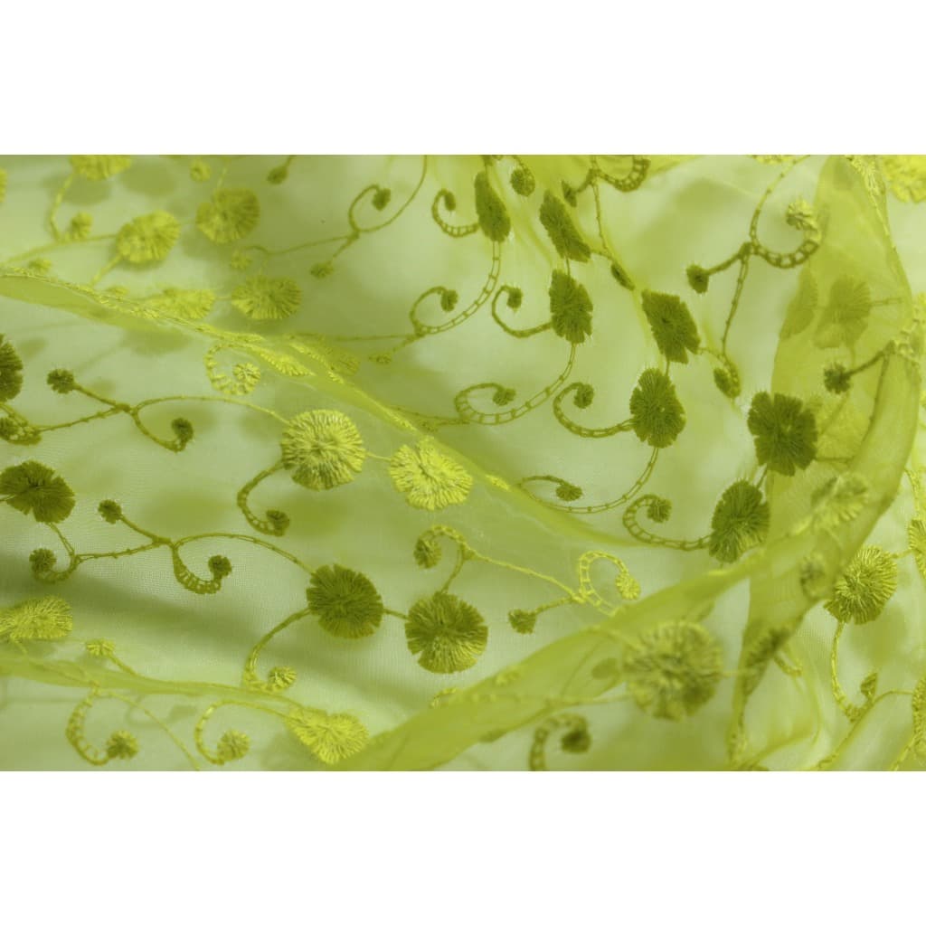 Tecido Organza Maristela I 100% Poliéster -  Moda Festa, Vestidos, Saias, Sobreposições, Detalhes, Laços, Romântico