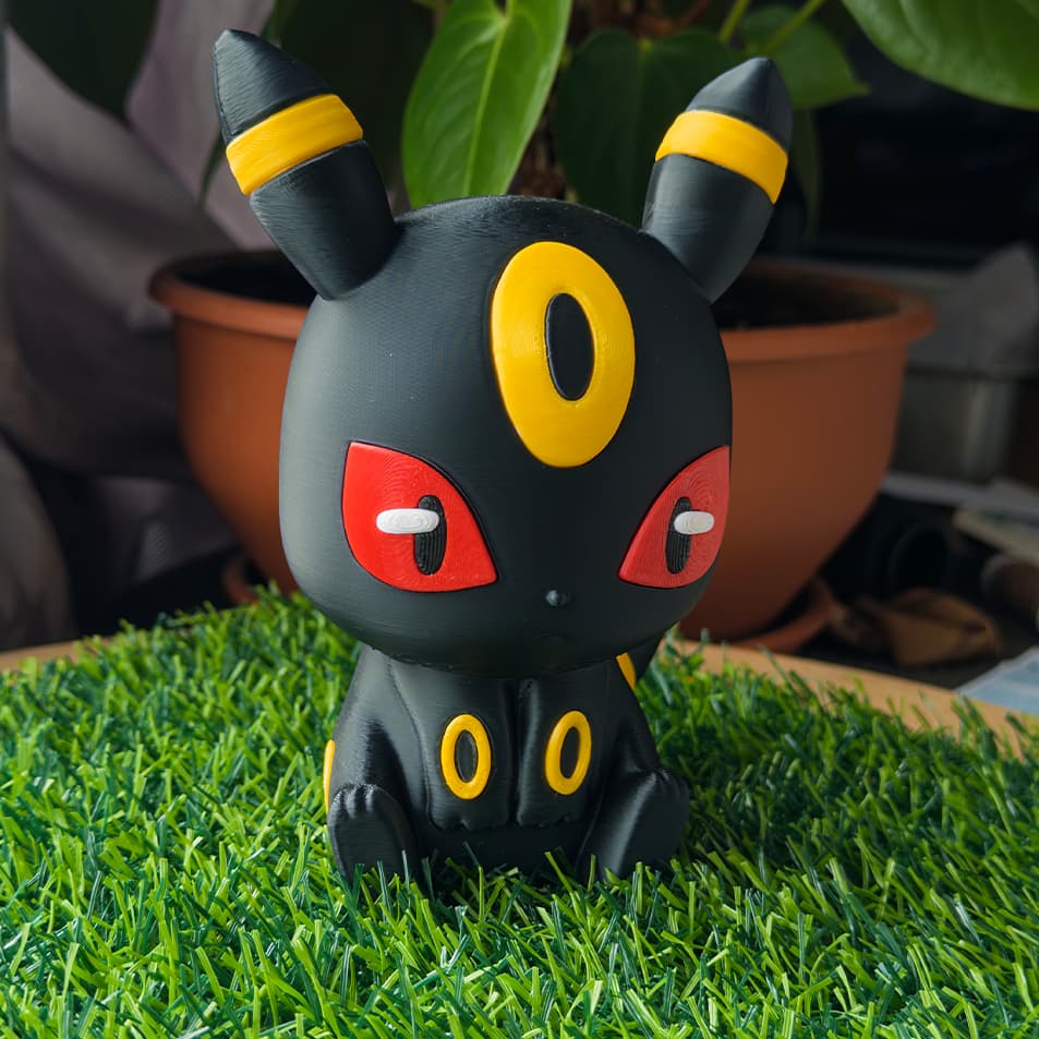 Umbreon Pokemon Boneco Decoração Grande Presente Divertido Fofo