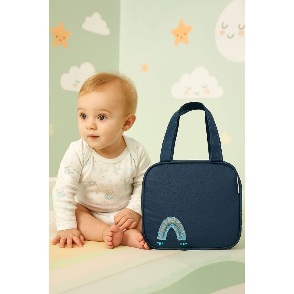Bolsa Bebê Frasqueira Térmica Multiuso Menino Creche Infantil