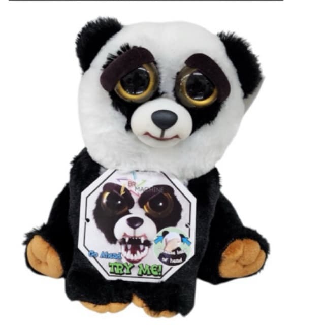 Pelúcia Feisty Pets Panda - Muda Expressão- Br Machine