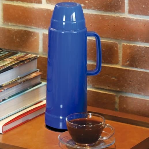Garrafa Térmica Use 1L Azul - MOR Água - Café - Chá - Cozinha