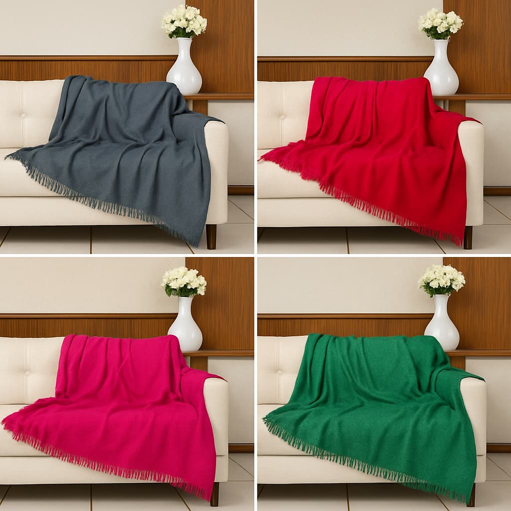 Kit 2 Manta Para Sofá Decorativa Protetora Elegante Macia Gigante Grande Cama 2.20x1.50