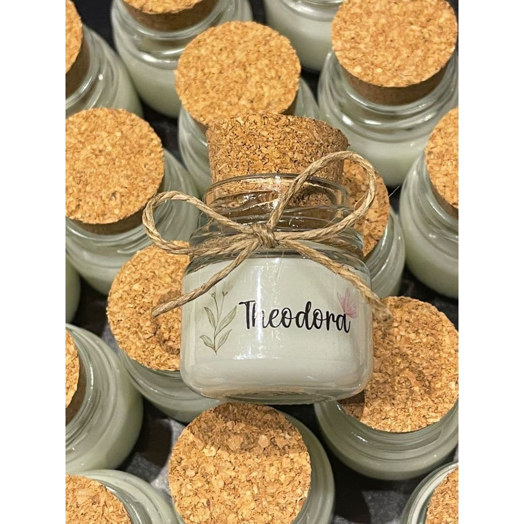 kit com 20 unidades Mini vela aromáticas Vela artesanal perfumada vela lembrancinha maternidade batizado 30g