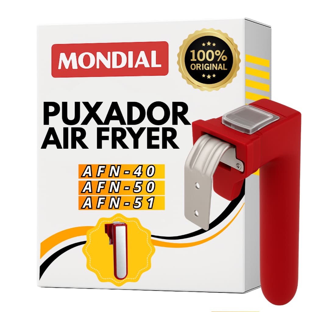 Puxador Air Fryer Mondial Afn-40 E Af-50 Ri Vermelho
