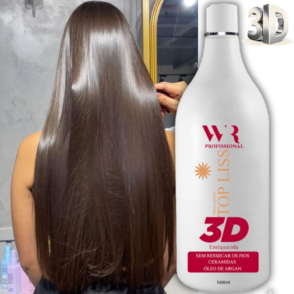 Progressiva Marroquina Top liss | Com Óleo De Argan, Alisa 100% Até Mesmo Cabelos Afros 💝