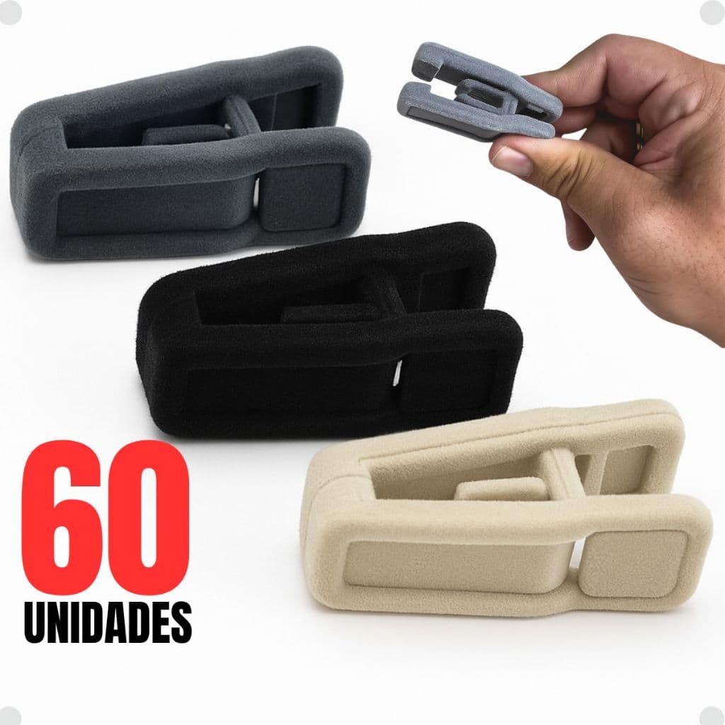 60 Presilhas De Veludo P/ Cabides Pares Prendedor Presilhas Para Short Calça Saia Organização Closet