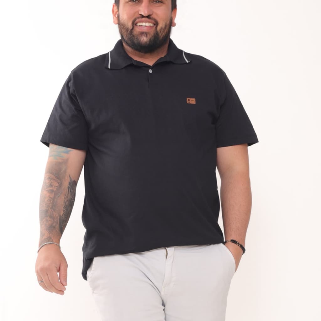 Camisa Gola Polo  Algodão  Moda Masculina  Tamanho  Plus Size G1  e G2