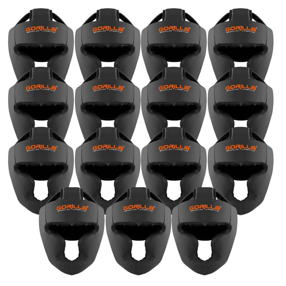 Kit Atacado Revendedor 15 Capacetes Muay Thai Boxe Profissional Adulto Gorilla