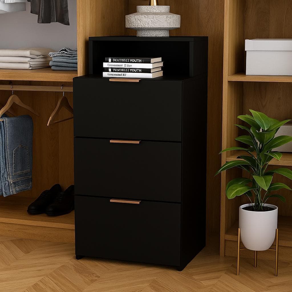 Gaveteiro Organizador Multiuso para Sala com 3 Gavetas