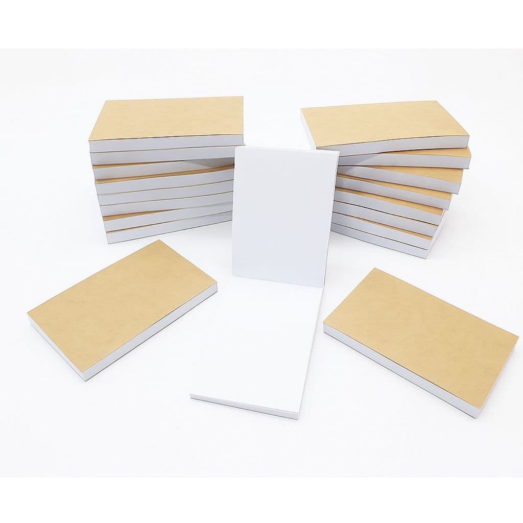 25 Blocos com 100 folhas cada 7x10 cm Rascunho Bloquinho Comanda Bloco Anotações Papelaria Escritorio