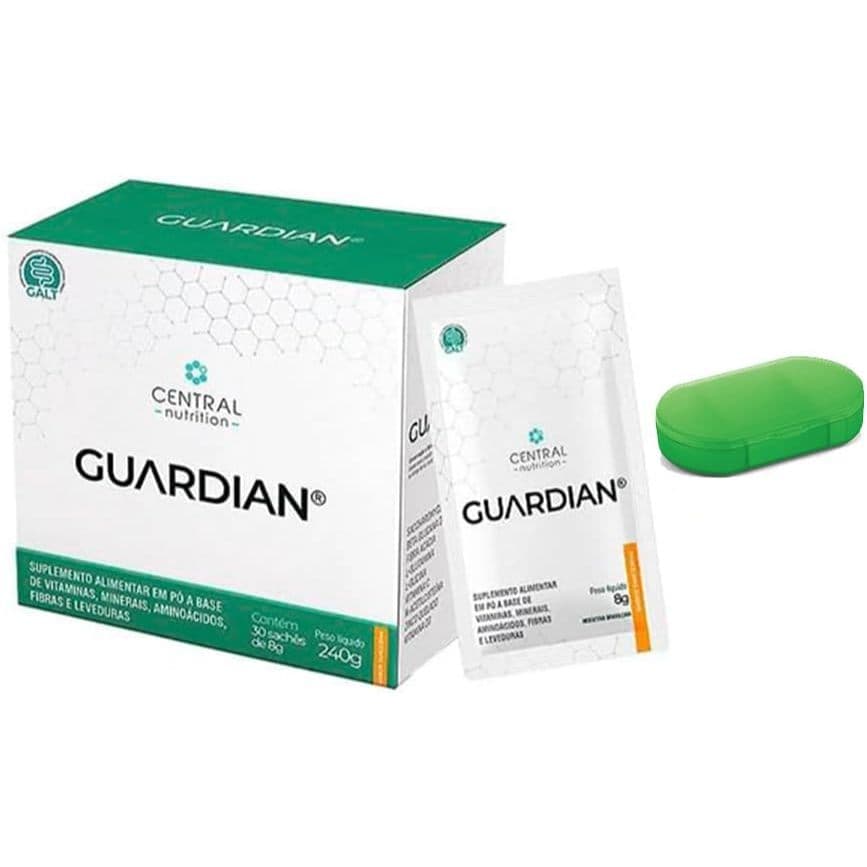Guardian - 30 saches -Tangerina - central Nutrition + Porta Cápsulas