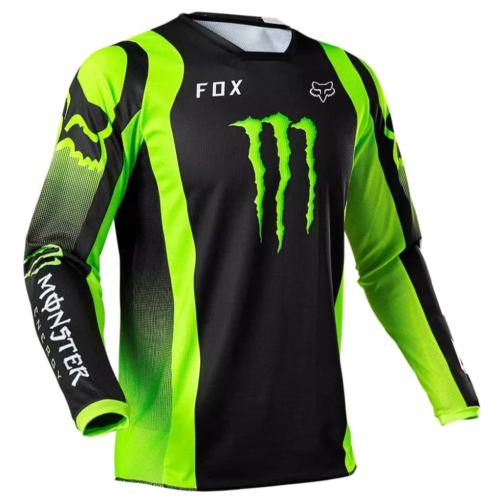 Camisa Motocross Trilha Fox Monster Preto Fox Racing Tamanho GG