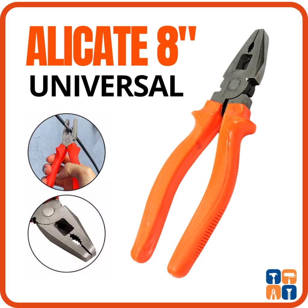 Alicate Universal Multiuso 8" Cabo isolado