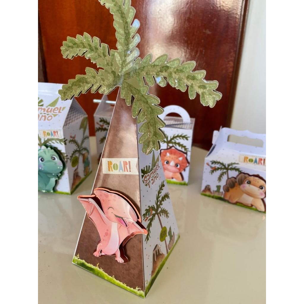 Kit Personalizado Dino Baby Dinossauro Caixinhas