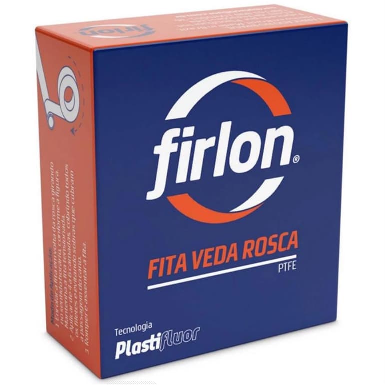 Fita Veda Rosca Firlon 12mm x 5m Veda Tubulação Resistente Alta Compatibilidade