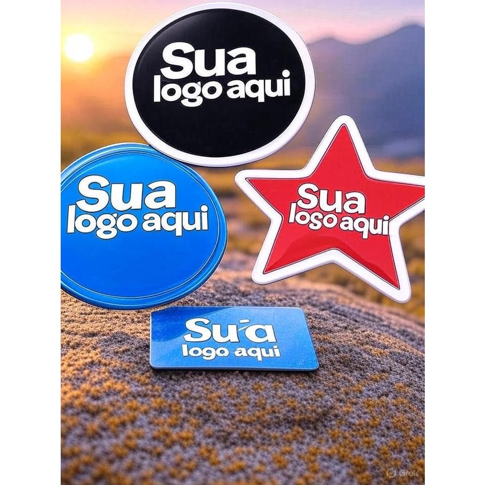 Etiquetas Adesivas Personalizado Com Sua Logo | Adesivo Personalizado Logo