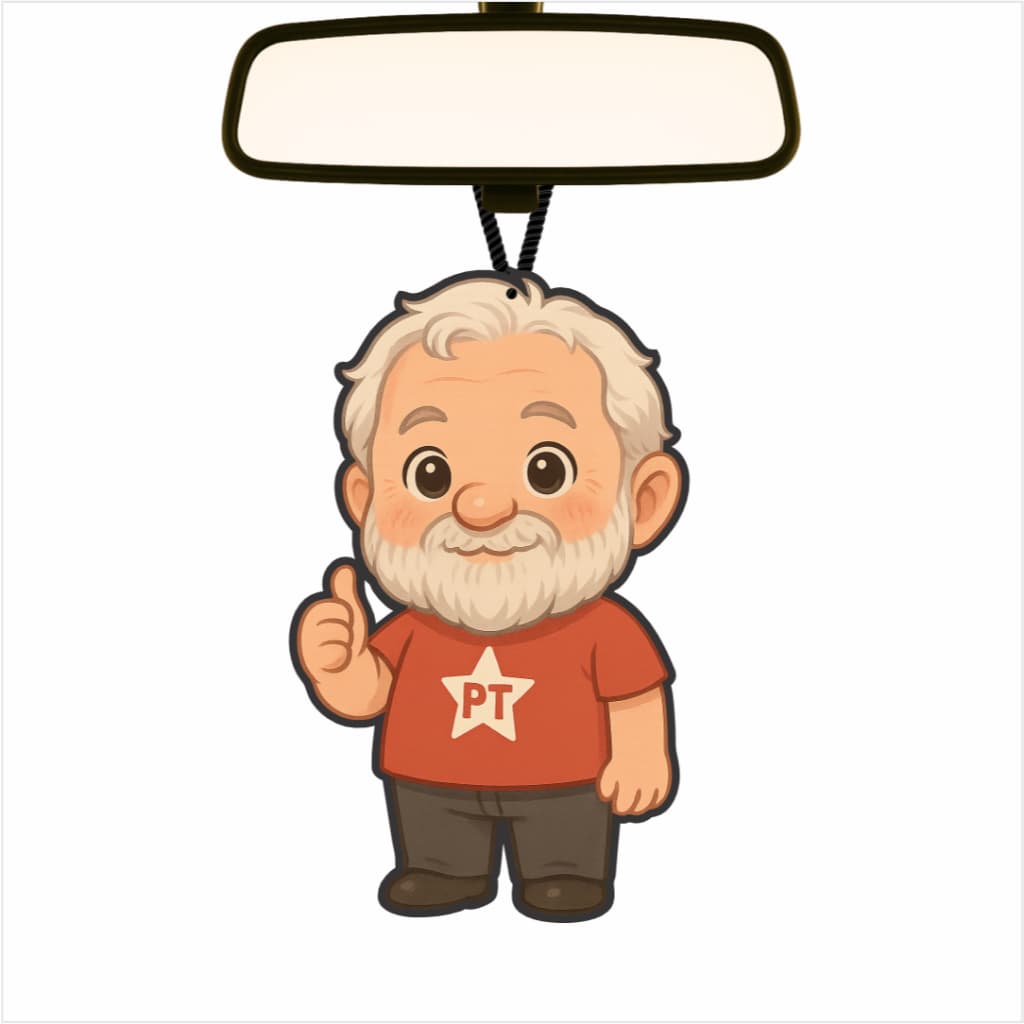 4x Aromatizante Cheirinho para carro Lula PT ( Tipo Little Trees )