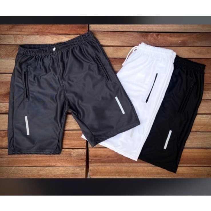 kit 3 shorts/ Bermudas Masculina Dri Fit Ideal Para Treino Academia Com Ziper nos Bolsos