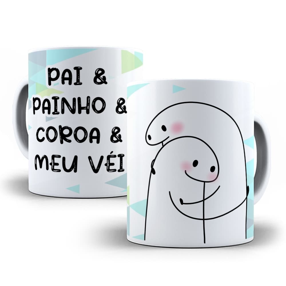 Caneca flork Pai, painho... dia dos pais