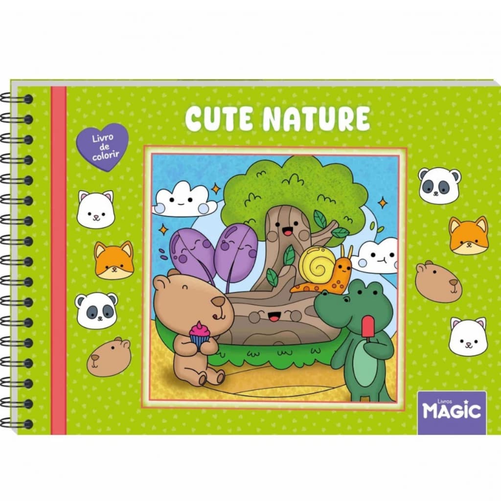 Livro de Colorir cute 50 Folhas Caderno de Desenho Pintura Coloring Book infantil