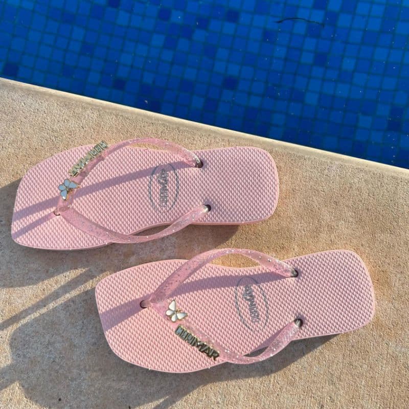 Chinelo Borboleta Feminino Casual – Super Confortável, Resistente e Charmoso para Dia a Dia e Praia