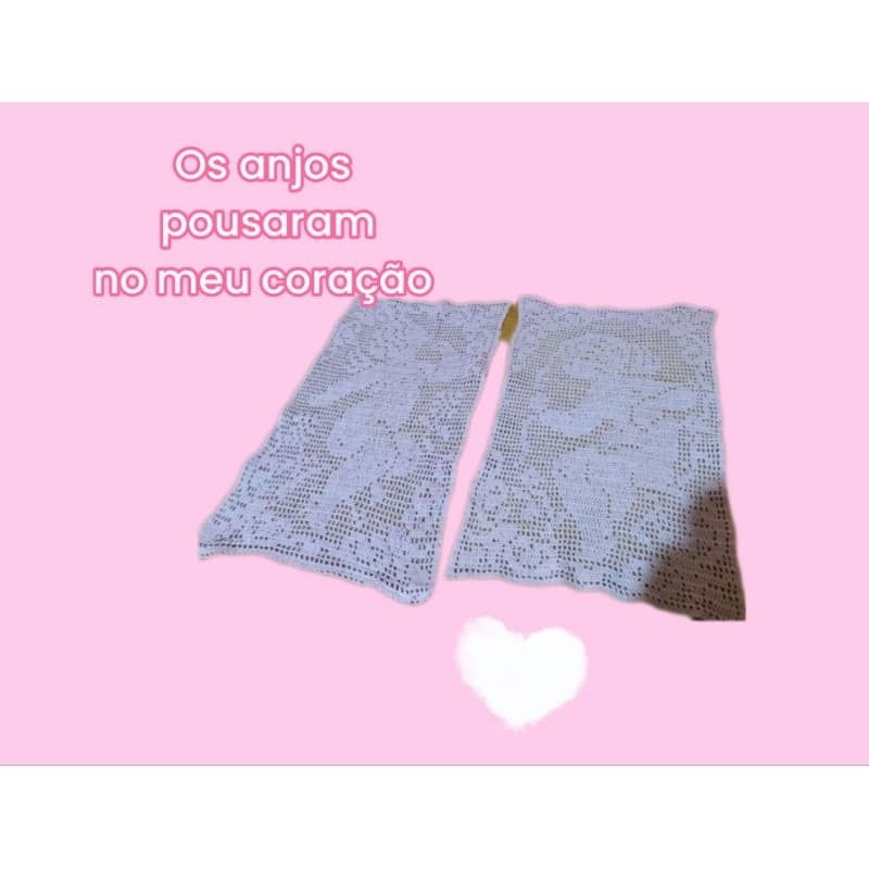 Trilhos de crochê com anjos 👼