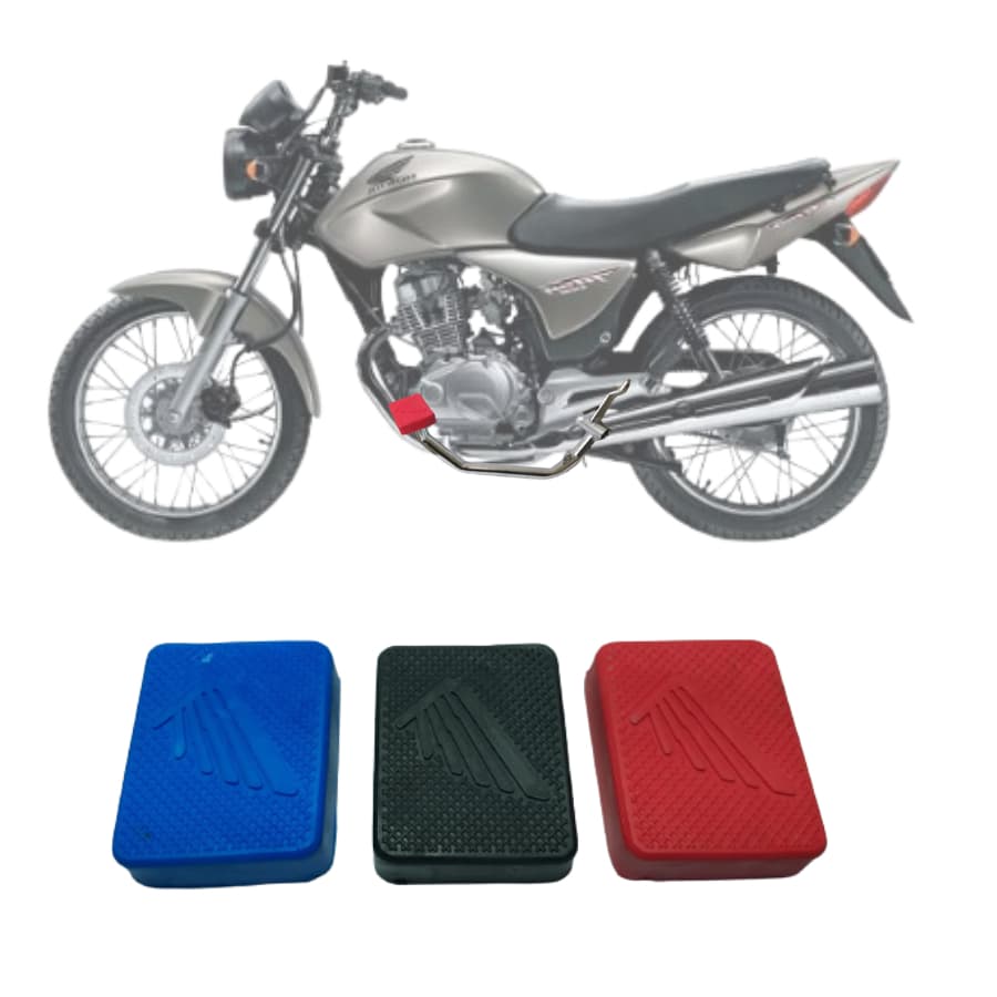 Borracha Pedal de Freio Protetor Moto Biz/titan/fan/Pop Protetor Pedal Freio CG Titan Fan Biz