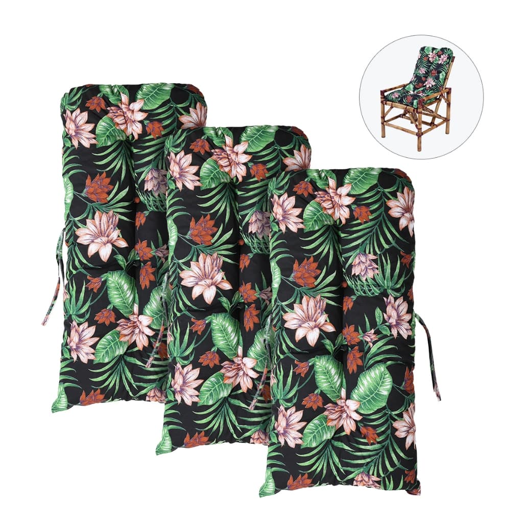 Kit 03 Almofadas 95x45 Pérola Confort para Espreguiçadeira e Balanço Lisas e Decorativas