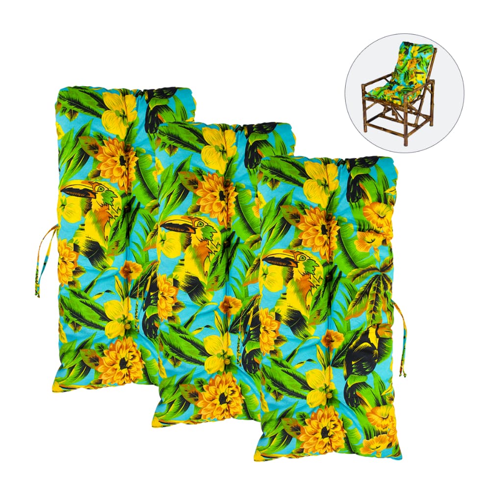 Kit com 03 Almofadas 95x45 Pérola Confort para Assento Cadeira Decorativa Moderna Direto da Fábrica