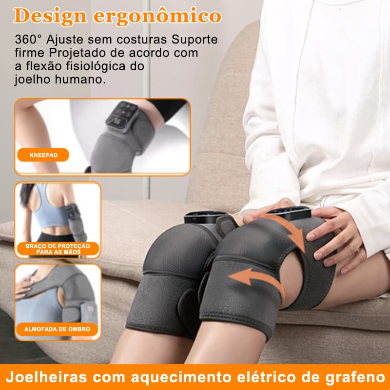Massajador de joelho recarregável alivia a dor e a inflamação