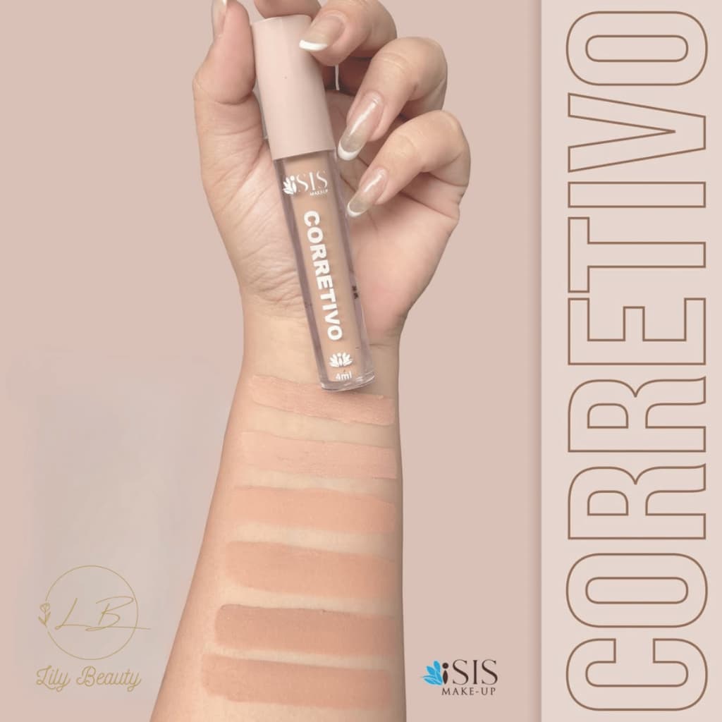 Corretivo Líquido Alta Cobertura 4ml - Isis-Makeup