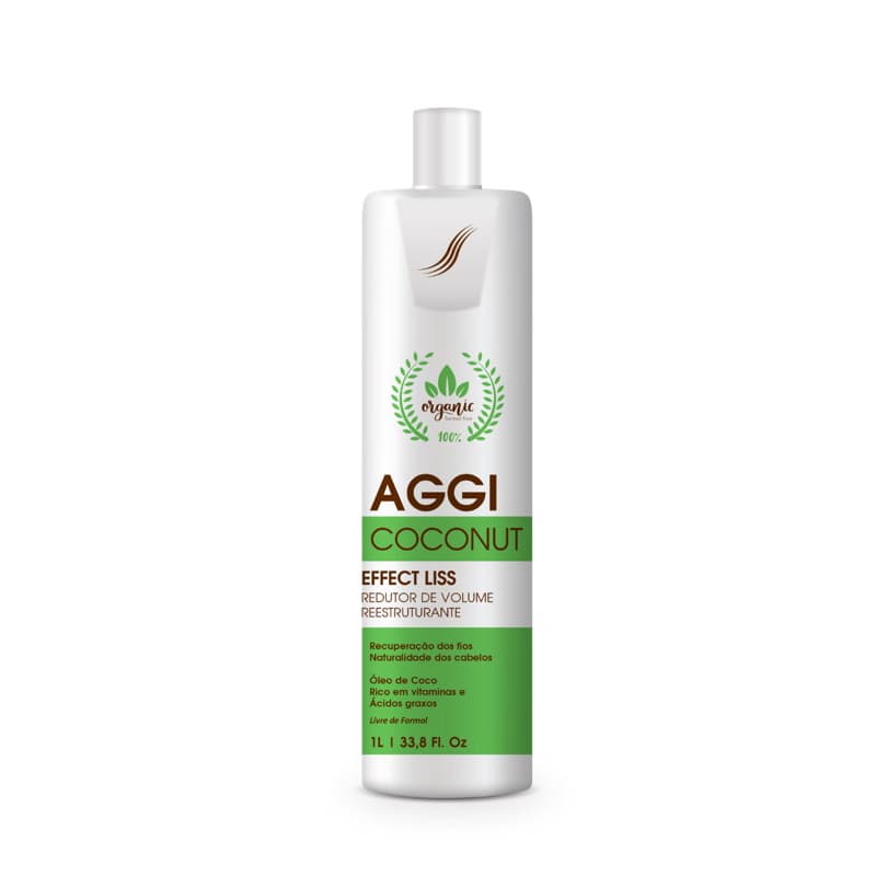 Progressiva Orgânica Aggily Redutor Coconut Oil, Botox Capilar