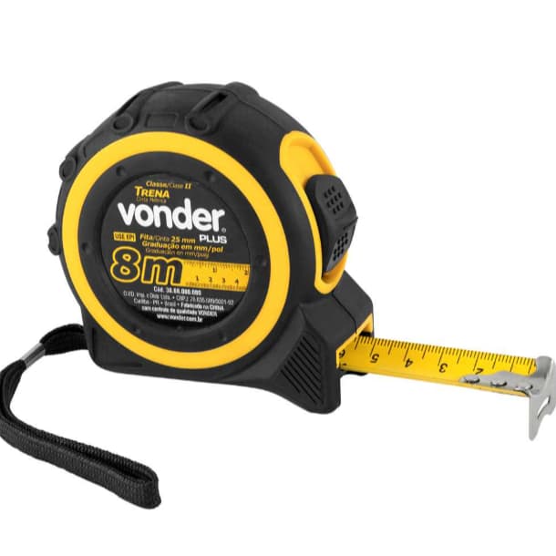 Trena Aco 8mx25mm Vonder Plus - UN
