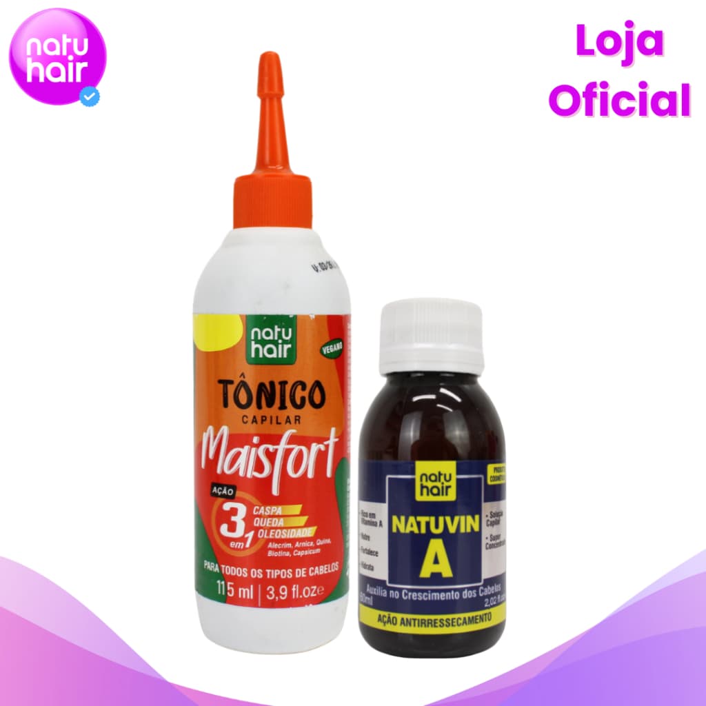Kit NatuVin A + Tônico MaisFort