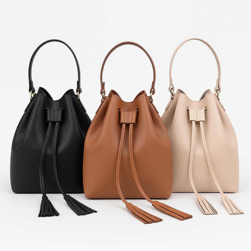 Bolsa Feminina Com Alça Estilo Saco Couro Ecológico Estilo dia a dia
