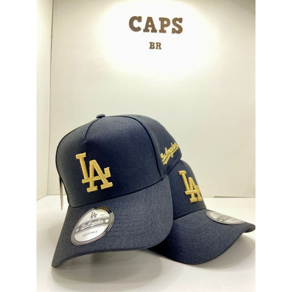 Boné baseball LA americano masculino e feminino super cap premium