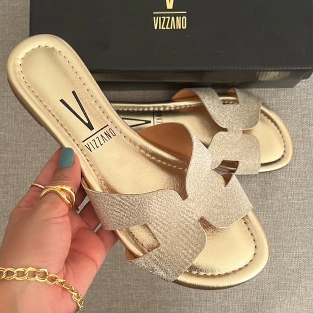 Rasteirinha Feminina Vizzano Shine Paris Original
